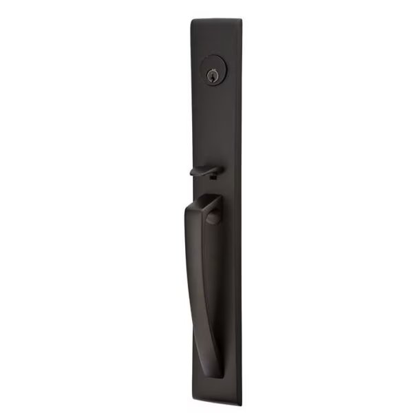 Flat Black Handleset 4826CUS19RH, EMTEK, Mfr# 4826CUS19RH